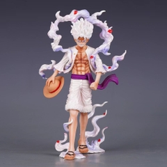 Mô Hình OnePiece Luffy gear 5 áo trắng dáng đứng 2 tay thay thế siêu đẹp Cao 23cm - Nặng 380gram , Figure OnePiece - Full Box