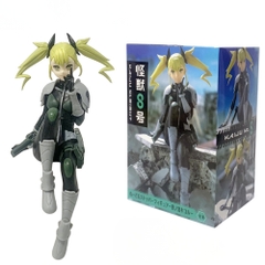 Mô Hình Kaiju No. 8 Kikoru Shinomiya dáng ngồi - Cao 15cm - nặng 150gram - Figure Kaiju No. 8 - Hộp Màu - K61-T2-S3