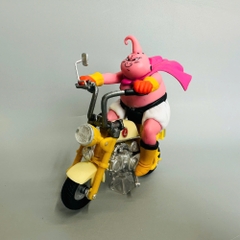 Mô Hình DragonBall mabu béo lái xe máy cao 12cm nặng 300g , Figure DragonBall - Hộp Màu - N1-K7-T3-S3