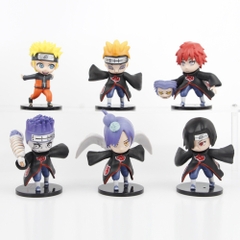 Hàng Cao Cấp - Mô hình Naruto Bộ 6 các nhân vật Naruto Bản B - Cao 9 - 10cm - nặng 100gram - Figure Naruto - No Box - N3-K38-T2-S2