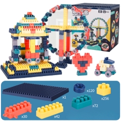 Đồ Chơi Lắp Ghép Building Block Park - 520 Mảnh chi tiết - Full Box - SKU : LG-11037