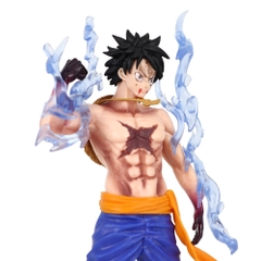 Mô hình OnePiece Luffy Haki hoa anh đào hiệu ứng xanh - Cao 24cm - nặng 180gram - Phụ kiện : Đế - Figure One Piece - No Box - K26-T1-S2