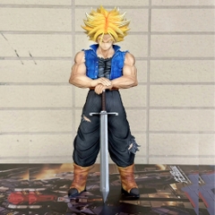 Mô Hình Dragon Ball Trunks dáng đứng chống kiếm - cao 26cm - nặng 400gram - DragonBall -(VAT MH001)- K29-T2-S8