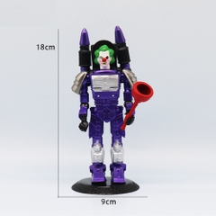 Mô Hình Toilet Man Tím Mặt Hề nhân vật trong Skibidi Toilet - Cao 18cm - nặng 200Gram - Bọc túi OPP - No Box - N3-K52-T2-S3