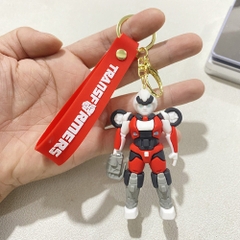 Móc Khóa Autobot trắng đỏ . Dây móc dài : 10cm - Mô Hình Cao : 7cm - Nặng 50gram K76-T7-S8