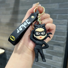 Móc Khóa Catwoman dáng đứng siêu đẹp . Dây móc dài : 10cm - Mô Hình Cao : 6cm - Nặng 50gram K79-T5-S5