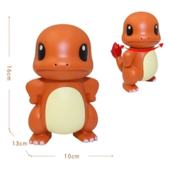 Hàng Rỗng Nhẹ - Mô Hình charmander dáng đứng - Cao : 16cm - Nặng 200gram - No Box