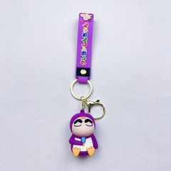 móc khóa shin cosplay chim cánh cụt - dây dài 11cm mô hình cao 6cm - nặng : 50gram - no box K79-T4-S1
