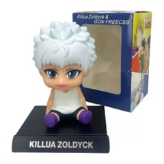 Mô Hình Hunter x Hunter Zoldyck lắc đầu - cao 13cm - ngang 9cm - dọc 7cm - nặng 200gram + Có BOX - K73-T2-S5