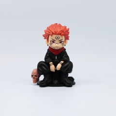 Mô Hình Itadori Yuji dáng ngồi - Cao 12cm - nặng 170gram - Bọc túi OPP - no box - Figure anime Jujutsu Kaisen N1-K42-T3-S1