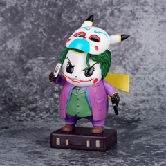 Mô hinh Pikachu Cosplay Joker  . Cao 14cm , nặng 220gram - No Box - K9-T2-S11