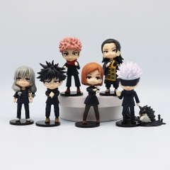 Mô Hình đồ chơi - JUJUTSU KAISEN bộ 6 nhân vật chú thuật hồi chiến Cao 3 - 9cm Nặng 250gram - No Box - Bọc túi OPP - N3-K43-T2-S2