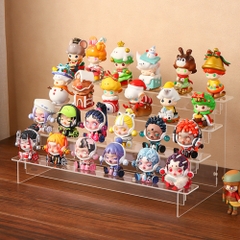 KỆ MICA TRƯNG BÀY MÔ HÌNH 4 TẦNG – DÀI 40CM | KỆ TRƯNG FIGURE ANIME SIÊU ĐẸP