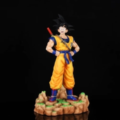 Mô hình DragonBall Songoku dáng đứng , hàng cao cấp - Cao 33cm - nặng 1kg - phụ kiện :  1 gậy đeo lưng - Dragon Ball - Full Box - N1-K25-T5-S2,3