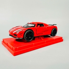 Mô Hình Xe đua đỏ màu đỏ tỉ lệ 1:36 Hợp kim có thể mở cửa - Dài 12cm - rộng 5cm - cao 3cm - nặng : 300gram - FULL BOX : box màu SKU : oto474dd - K55-T3-S8