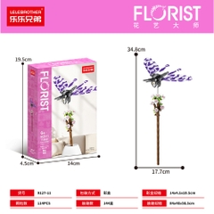 Bộ lắp ghép Hoa & côn trùng 114pcs. SKU: LG-9127-11 ( VAT 001-06-11 ) - K129-T1-S11