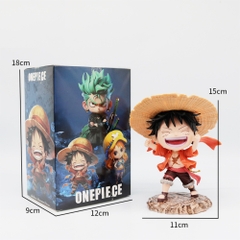 Mô Hình OnePiece Luffy dáng đứng Cao : 15cm nặng 200g - One Piece - Bọc Túi Opp - Hộp Màu -  N1-K27-T3-S3