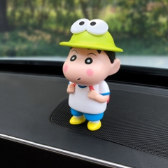 Mô Hình Shin bút chì đội mũ - Cao 12cm - nặng 100gram - Figure Cậu Bé Bút Chì - No Box - K21-T3-S6