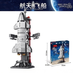 Đồ Chơi Lắp Ghép Tàu Vũ Trụ S24 - 107 chi tiết - Full Box - SKU : LG-39-07 - K54-T4-S1