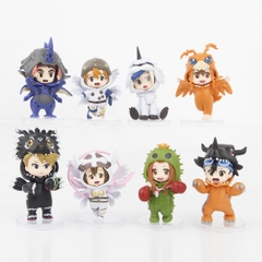 Mô Hình Digimon Adventure bộ 8 nhân vật Cao : 8-10cm - Nặng : 400gram - Figure Digimon Adventure - No Box - Bọc Túi Opp n3-k33-t4-s1