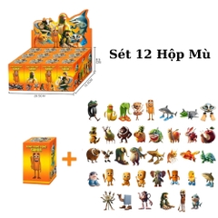 Mô Hình Sét 12 nhân vật Tung tung Sahur . Blind Box - Cao : 4.5 - 8.5cm - Nặng 300gram - Box Màu - Túi Mù - C - 5