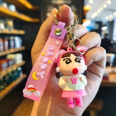 móc khóa shin cosplay cô gái - dây dài 11cm mô hình cao 6cm - nặng : 50gram - no box N3-T3