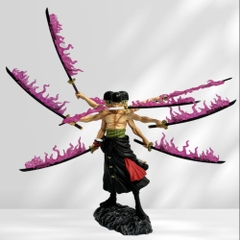 Mô Hình OnePiece Zoro Asura 3 đầu 6 tay dáng đứng siêu ngầu - Cao 40cm Nặng 760gram - Figure OnePiece - Hộp Carton ( G - 5 )