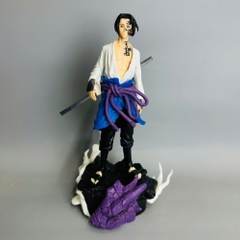 Mô Hình Naruto Sasuke dáng đứng siêu ngầu có base cao - 27cm - Nặng - 450gram - Figure Naruto - No Box - N1-K46-T1-S3