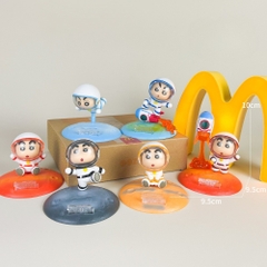 Hàng Cao Cấp - Mô Hình bộ 6 Shin bút chì cosplay phi hành gia - Cao 7-10cm - nặng 380gram - Figure Cậu Bé Bút Chì - bọc túi OPP - Hộp Màu - HM118 - n3-k49-t2-s2