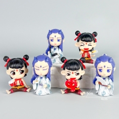 Mô Hình bộ 6 natra chibi - Cao : 7cm - Nặng : 290gram - Figure Natra - Bọc Túi - No Box - K16-T3-S7