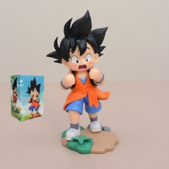 Mô hình Dragon ball Songoku đi học - Cao 15.5cm - nặng 170gram - Figure Shin - No Box K8-T3-S7