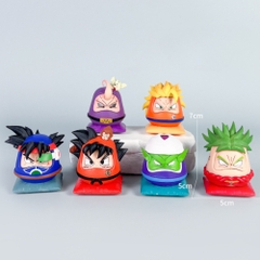 Mô hình dragonball Bộ 6 nhân vật cute - Cao 6-7cm - nặng 450gram - Figure dragonball - Hộp Màu - K14-T2-S2