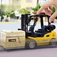 Mô Hình xe nâng hàng ( Hợp Kim ) - bánh sau chạy cót - Dài 13.5cm - rộng 5.8cm - cao 8cm - FULL BOX : box màu SKU : oto-1210-16B - ( Vat : 003-96 !!! ) - K9-T2-S2