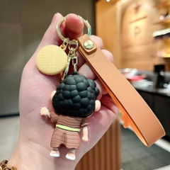 Móc Khóa Shin Tóc 5 chỏm . Dây móc dài : 10cm - Mô Hình Cao : 6cm - Nặng 50gram K76-T7-S5