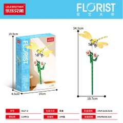 Bộ lắp ghép Hoa & côn trùng 114pcs. SKU: LG-9127-2 ( VAT 001-06-11 ) - K129-T1-S2