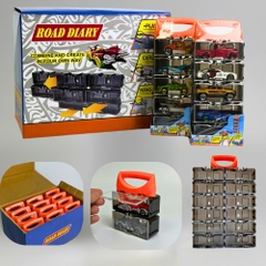 Mô Hình 1 Vỉ 5 xe Road Diary , Tỉ Lệ 1:64 - Cao 22.5cm - rộng 4cm - ngang : 9cm - nặng : 500gram - box màu SKU : oto504 - 265-5AS