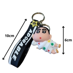 móc khóa móc shin nằm áo trắng- Dây móc dài : 10cm - Mô Hình Cao : 6cm - Nặng : 50gram - No Box : bọc túi OPP n3-k18-t6-s3