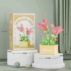 Combo 2 bộ Lắp Ghép Lego Hoa mộc miên - 150 hạt -  LG-W1604-05 - ( VAT 001-C2-11 ) - K126-T2-S5