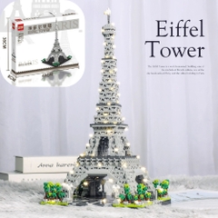Đồ Chơi Lắp Ghép Tháp EIFFEL TOWER  - 3000 hạt - Full Box - SKU : LG-70789