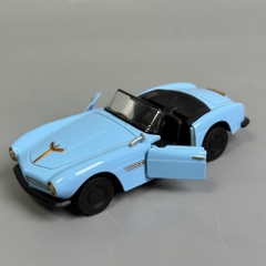 Mô Hình Xe Cổ Mui Trần Xanh lam , tỉ lệ 1:43 Hợp kim có thể mở cửa - bánh sau chạy cót - Dài 10cm - rộng 4.5cm - cao 3cm - nặng : 200gram - FULL BOX : box màu SKU : oto495 - K69-T2-S3