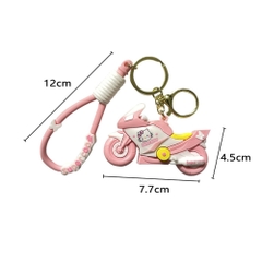 móc khóa morto hồng trắng - Dây móc dài : 12cm - Mô Hình Cao : 4.5cm - Nặng : 50gram - No Box : bọc túi OPP - N3-K13-T5-S1
