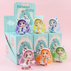 Mô hình miku bộ 6 miku blind box - cao 5.5cm - Nặng 50gram - Bọc Túi - Hộp Màu n3-k60-t1-s1