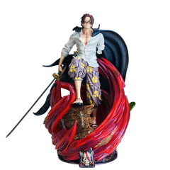 Hàng Loại 1 - Mô Hình đồ chơi - Tứ Hoàng Shanks Tóc Đỏ - One Piece - Cao 39cm - Nặng 1.8Kg - OnePiece - Hộp Carton - N1-K43-T5-S1