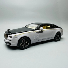 Mô Hình Xe rolls royce sữa mui đen 1:22 Hợp kim có thể mở cửa - bánh sau chạy cót - Có tiếng - đèn pha sáng - Dài 21cm - rộng 8cm - cao 6cm - nặng ~ 800gram - FULL BOX : box màu SKU : oto133 N3-k7-t2-s2