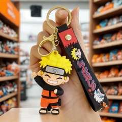 Móc Khóa Naruto cười tít mắt dơ tay . Dây móc dài : 10cm - Mô Hình Cao : 6cm - Nặng 50gram