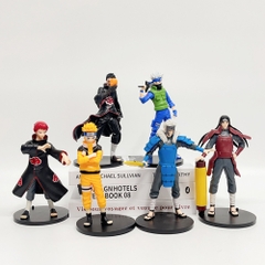 Mô hình Naruto Bộ 6 các nhân vật Naruto Bản A - Cao 18 - 19cm - nặng 800gram - Figure Naruto - No Box - N3-K41-T1-S1