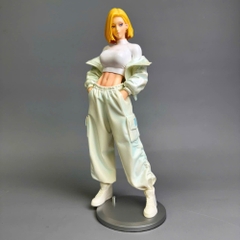 Hàng Cao cấp . Mô Hình Dragon ball androi số 18 JT dáng đứng cá tính . Cao 27cm . nặng 700gram - (VAT 002-02-250) -  K50-T4-S2