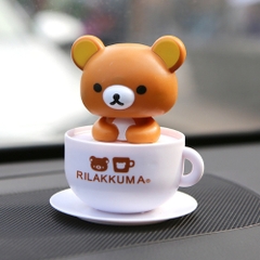 Mô Hình gấu cam lắc đầu . Cao 11cm , nặng 200gram - sku : ld9a