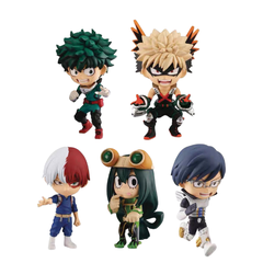 Mô Hình đồ chơi - 5 nhân vật Deku ,Lida Tenya ,Todoroki Shoto ,Bakugo Katsuki ,Asui - Học Viện Siêu Anh Hùng - No Box - N3-K48-T4-S1