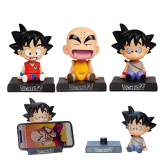 Mô Hình đồ chơi -  Son Goku Áo Đỏ Lắc Đầu - Dragon Ball - Bộ lắc đầu - Có Hộp Màu - N3-K27-T1-S1